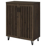 Brixton 2-door Entryway Shoe Storage Cabinets Smoked Oak | Brown | Smoked Oak | 950423