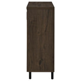 Brixton 2-door Entryway Shoe Storage Cabinets Smoked Oak | Brown | Smoked Oak | 950423