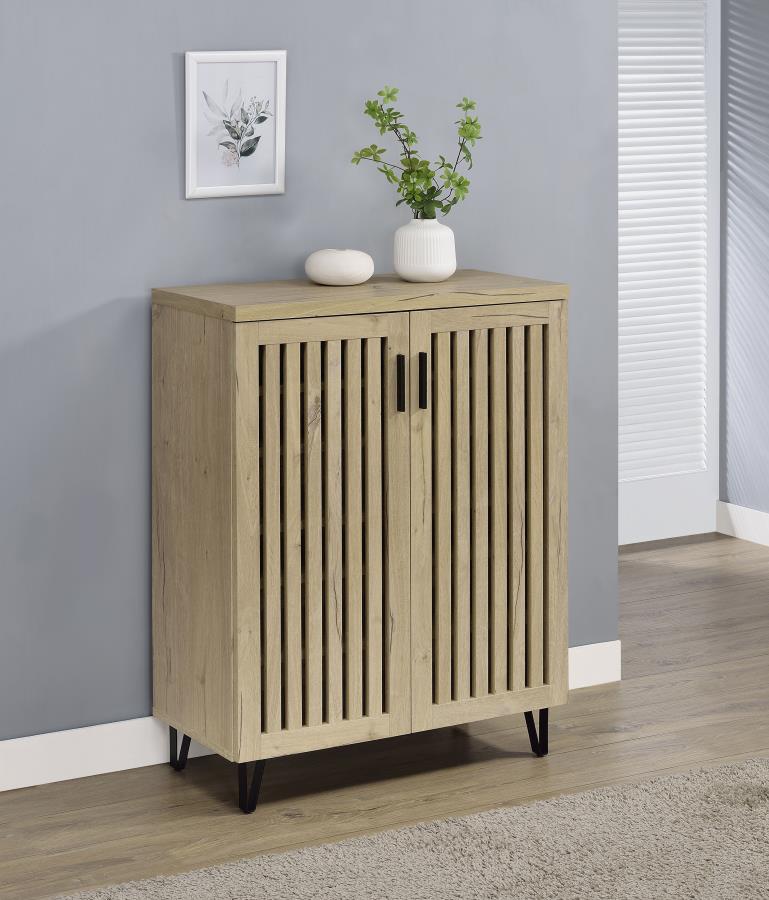 Brixton 2-door Entryway Shoe Storage Cabinets White Oak | Beige | White Oak | 950424