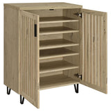 Brixton 2-door Entryway Shoe Storage Cabinets White Oak | Beige | White Oak | 950424