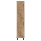 Teller 80-inch 4-door Tall Shoe Storage Cabinet Natural Oak | Brown | Natural Oak | 950440