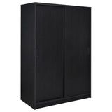 Noble 2-door Bedroom Wardrobe Storage Cabinet Armoire Black | Black | 950441BLK