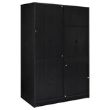 Noble 2-door Bedroom Wardrobe Storage Cabinet Armoire Black | Black | 950441BLK