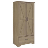 Arvida 2-door Bedroom Wardrobe Storage Cabinet Armoire Latte | Beige | Latte | 950443