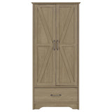 Arvida 2-door Bedroom Wardrobe Storage Cabinet Armoire Latte | Beige | Latte | 950443
