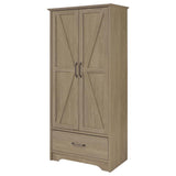 Arvida 2-door Bedroom Wardrobe Storage Cabinet Armoire Latte | Beige | Latte | 950443