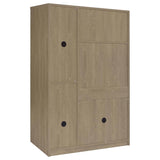 Cerda 3-door Bedroom Wardrobe Storage Cabinet Armoire Latte | Beige | Latte | 950448LTE