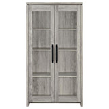 Alejo 2-door Engineered Wood Tall Cabinet Grey Driftwood | Grey | Grey Driftwood | 950783