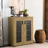 Bristol 6-shelf Engineered Wood Shoe Cabinet Golden Oak | King | Brown | Golden Oak | 951107
