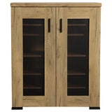 Bristol 6-shelf Engineered Wood Shoe Cabinet Golden Oak | King | Brown | Golden Oak | 951107