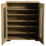 Bristol 6-shelf Engineered Wood Shoe Cabinet Golden Oak | King | Brown | Golden Oak | 951107