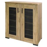 Bristol 6-shelf Engineered Wood Shoe Cabinet Golden Oak | King | Brown | Golden Oak | 951107