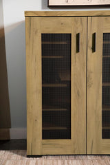 Bristol 6-shelf Engineered Wood Shoe Cabinet Golden Oak | King | Brown | Golden Oak | 951107