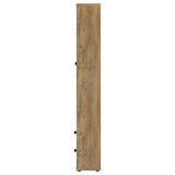 Hawthorne 4-shelf Glass Door Tall Cabinet with Drawers Mango | Brown | Mango | 953479