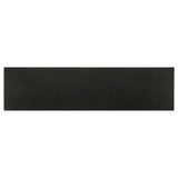 Riddell 4-door Wood Reeding Accent Cabinet Matte Black | Black | Matte Black | 959631