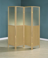 Mattison 4-Panel Room Divider Folding Shoji Screen Natural | Beige | Natural | 960121