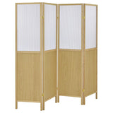 Mattison 4-Panel Room Divider Folding Shoji Screen Natural | Beige | Natural | 960121