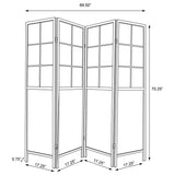Edwards 4-Panel Room Divider Folding Shoji Screen Natural | Beige | Natural | 960123