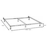 Kerns Queen or Eastern King or Cal King Bed Frame Black | California King | Black | 9601QK