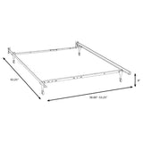 Kerns Twin or Full Bed Frame Black | Full | Black | 9601TF