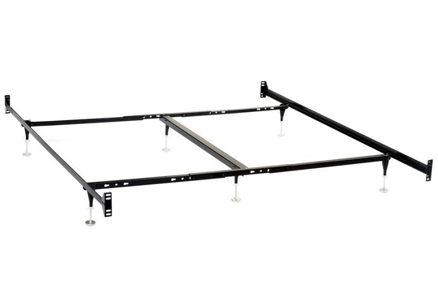 Esme California King Bed Frame Black (Headboard & Footboard) | California King | Black | 9602KW