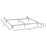 Esme Queen or E King Bed Frame Black (Headboard & Footboard) | King | Black | 9602QK