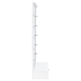 Spector 1-drawer Lighted Full-Length Floor Mirror White High Gloss | Full | White | White High Gloss | 960954