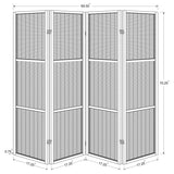 Browning 4-panel Bamboo Room Divider Folding Screen Walnut | Brown | Walnut | 961638
