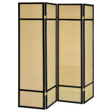 Pearce 4-panel Bamboo Room Divider Folding Screen Natural | Beige | Natural | 961648