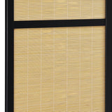 Pearce 4-panel Bamboo Room Divider Folding Screen Natural | Beige | Natural | 961648