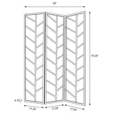 Mila 3-Panel Room Divider Folding Shoji Screen Walnut | Brown | Walnut | 962923