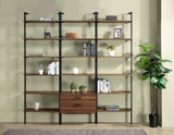 Owens 96-inch 6-shelf Wall Bookshelf Walnut | Brown | Walnut | 980072