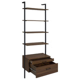 Owens 3-piece 96-inch Wall Mounted Bookshelf Set Walnut | Brown | Walnut | 980074-S3