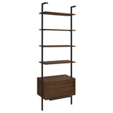 Owens 3-piece 96-inch Wall Mounted Bookshelf Set Walnut | Brown | Walnut | 980074-S3