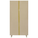 Dalton 65-inch 6-shelf Bookcase White and Distressed Pine | White | 980075