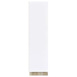 Dalton 65-inch 6-shelf Bookcase White and Distressed Pine | White | 980075