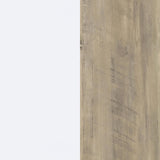 Dalton 65-inch 6-shelf Bookcase White and Distressed Pine | White | 980075