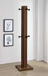 Rikkie Engineered Wood Coat Rack Walnut | Brown | Walnut | 983281