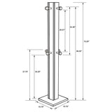 Rikkie Engineered Wood Coat Rack Walnut | Brown | Walnut | 983281