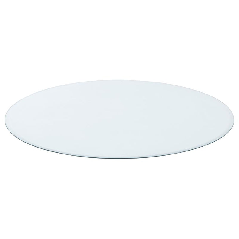Glass Tops 48-inch 6mm Round Clear Tempered Glass Top