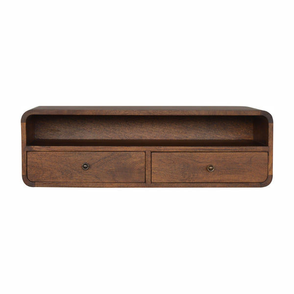 Aluna Floating Chestnut Open Console