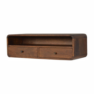 Aluna Floating Chestnut Open Console