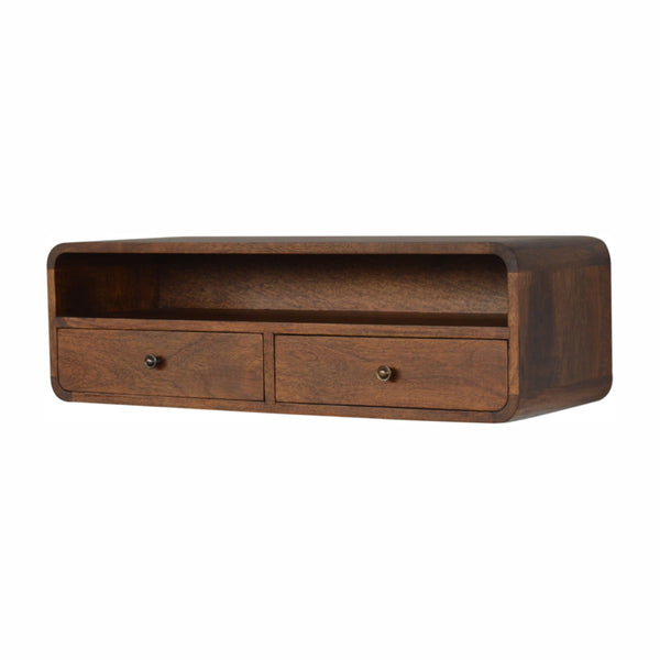 Aluna Floating Chestnut Open Console