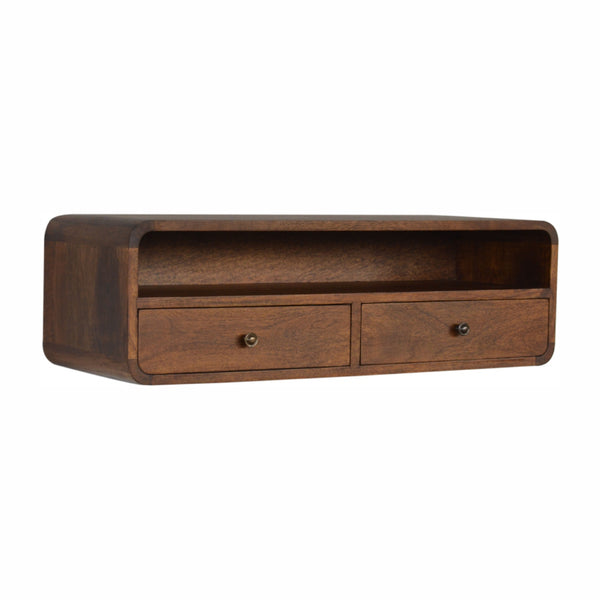 Aluna Floating Chestnut Open Console