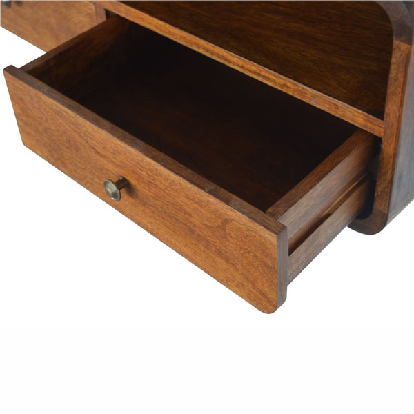 Aluna Floating Chestnut Open Console