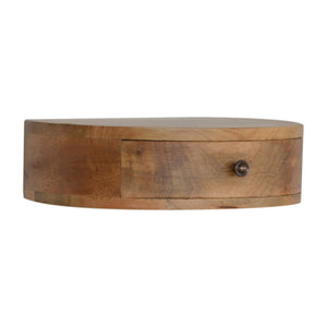 Aluna Wall Mounted Rounded Nightstand