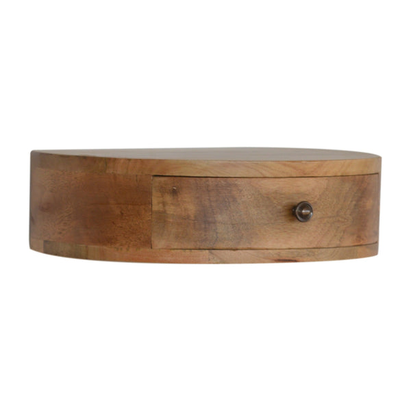Aluna Wall Mounted Rounded Nightstand