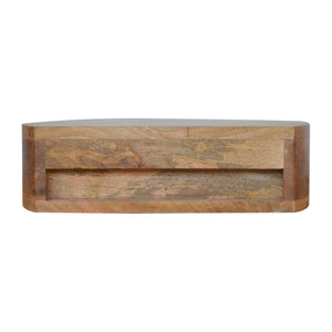 Aluna Wall Mounted Rounded Nightstand
