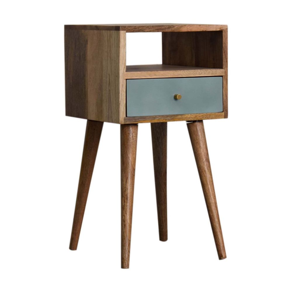Aluna Mini Duck Egg Painted Nightstand