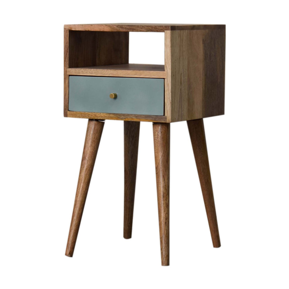 Aluna Mini Duck Egg Painted Nightstand